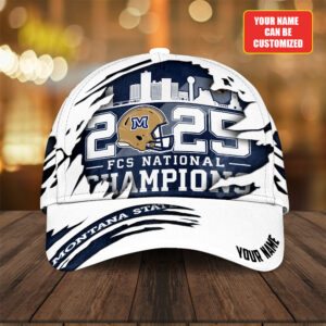 Personalized Montana State Bobcats Football Classic Cap - TANTN20098
