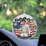 Elvis Presley Custom shape 2-sided Acrylic Car Ornament – NGHIAVT9217