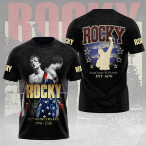 Rocky Balboa 50th Anniversary 3D Apparel - NGHIAVT9223