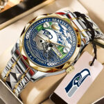 Seattle Seahawks 50th Anniversary 2026 Alloy Luxury Quartz Watch – NGHIAVT9267