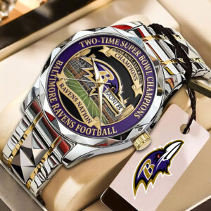 Baltimore Ravens 30th Anniversary 2026 Alloy Luxury Quartz Watch - NGHIAVT9269
