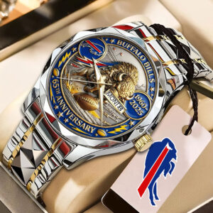 Buffalo Bills 65th Anniversary Alloy Luxury Quartz Watch - NGHIAVT9309