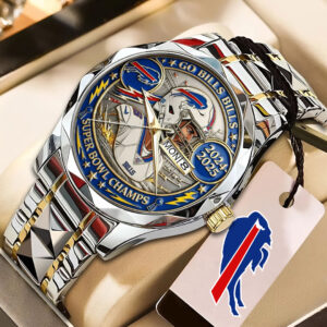 Buffalo Bills 65th Anniversary Alloy Luxury Quartz Watch - NGHIAVT9310