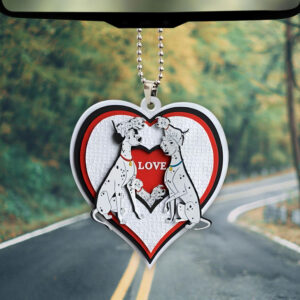 101 Dalmatians 65th Anniversary Custom shape 2-sided Acrylic Car Ornament - NGHIAVT9333