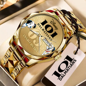 101 Dalmatians 65th Anniversary Alloy Luxury Quartz Watch - NGHIAVT9334
