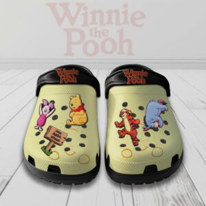 Winnie-the-Pooh 100th Anniversary Custom Clogs - NGHIAVT9346