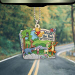 Winnie-the-Pooh 100th Anniversary Custom shape 2-sided Acrylic Car Ornament – NGHIAVT9352