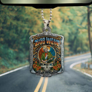 Grateful Dead x Bob Weir Custom shape 2-sided Acrylic Car Ornament - NGHIAVT9366