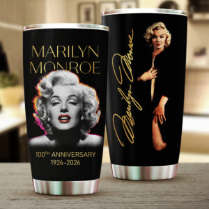 Marilyn Monroe 100th Anniversary Tumbler Cup - NGHIAVT9398