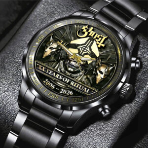 Ghost Band Black Stainless Steel Watch - NGHIAVT9400