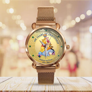 Winnie-the-Pooh 100th Anniversary Mesh Strap Quartz Watch - NGHIAVT9416