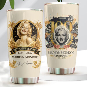 Marilyn Monroe 100th Anniversary 2026 Tumbler Cup - NGHIAVT9426