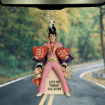 Elvis Presley Custom shape 2-sided Acrylic Car Ornament – NGHIAVT9427