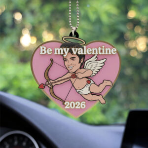 Elvis Presley Custom shape 2-sided Acrylic Car Ornament - NGHIAVT9429