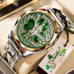 St. Patrick’s Day Alloy Luxury Quartz Watch – NGHIAVT9436