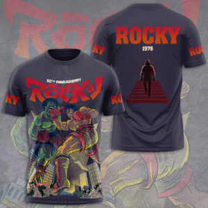Rocky Balboa 50th Anniversary 3D Apparel - NGHIAVT9443