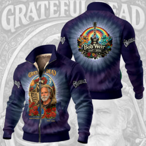 Grateful Dead x Bob Weir Thick Knit Fleece Jacket - NGHIAVT9452