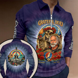 Grateful Dead x Bob Weir Zip Polo Shirt - NGHIAVT9457
