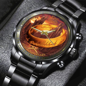 The Lord of the Rings 25th Anniversary Black Stainless Steel Watch - NGHIAVT9495