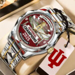 Indiana Hoosiers Football 2026 National Championship Alloy Luxury Quartz Watch – NGHIAVT9500