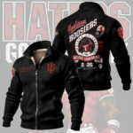 Indiana Hoosiers Football 2025 Thick Knit Fleece Jacket – NGHIAVT9501