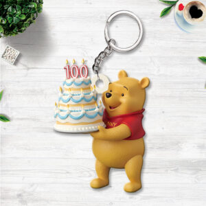 Winnie-the-Pooh 100th Anniversary Custom Shape 2-sided Keychain - NGHIAVT9517