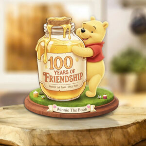 Winnie-the-Pooh 100th Anniversary Custom Shape Acrylic Plaque - NGHIAVT9521