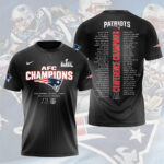 New England Patriots AFC Champions 2026 3D Apparel – NGHIAVT9535