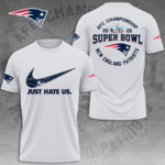 New England Patriots AFC Champions 2026 3D Apparel – NGHIAVT9544