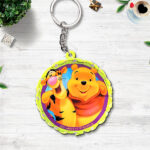Winnie-the-Pooh 100th Anniversary Custom Shape 2-sided Keychain – NGHIAVT9567