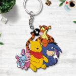 Winnie-the-Pooh 100th Anniversary Custom Shape 2-sided Keychain – NGHIAVT9570