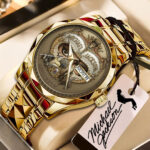 Michael Jackson Alloy Luxury Quartz Watch – NGHIAVT9572