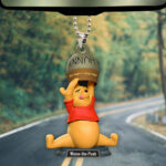 Winnie-the-Pooh 100th Anniversary Custom shape 2-sided Acrylic Car Ornament – NGHIAVT9608