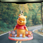 Winnie-the-Pooh 100th Anniversary Custom shape 2-sided Acrylic Car Ornament – NGHIAVT9609