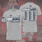 New England Patriots 2025 AFC Champions 3D Apparel – TANTN20615