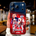 New England Patriots 2025 AFC Champions Phone Case – MAITM14602