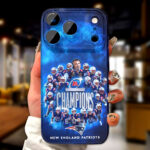 New England Patriots 2025 AFC Champions Phone Case – TMTHU3450