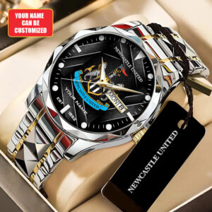 Personalized Newcastle United Alloy Luxury Quartz Watch - TANTN20260