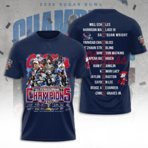 Ole Miss Rebels Football 3D Apparel - TANTN19924