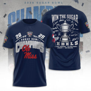 Ole Miss Rebels Football 3D Apparel - TANTN19929