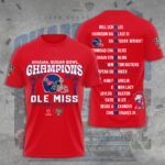 Ole Miss Rebels Football 3D Apparel – TANTN19891