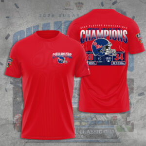 Ole Miss Rebels Football 3D Apparel - TANTN19894