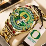 Oregon Ducks Football 2026 Orange Bowl Champions Alloy Luxury Quartz Watch – TMTHU3080