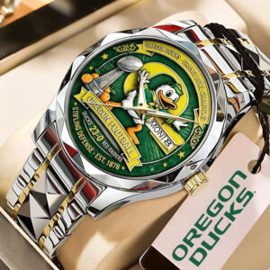Oregon Ducks Football Orange Bowl Champions Alloy Luxury Quartz Watch - MAITM14354