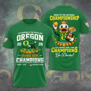Oregon Ducks Football 3D Apparel - TANTN19882