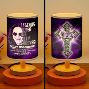 Ozzy Osbourne Wooden Base Fabric Lamp - HOATT15894