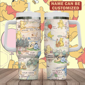 Personalized Winnie-the-Pooh 40oz Stanley Tumbler - TMTHU3439