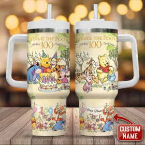 Personalized Winnie-the-Pooh 100th Anniversary 40oz Stanley Tumbler - TMTHU3537