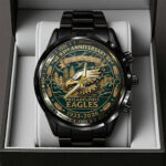 Philadelphia Eagles 93rd Anniversary Black Stainless Steel Watch – TANTN20019