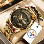 Pittsburgh Steelers Alloy Luxury Quartz Watch – TANTN20016